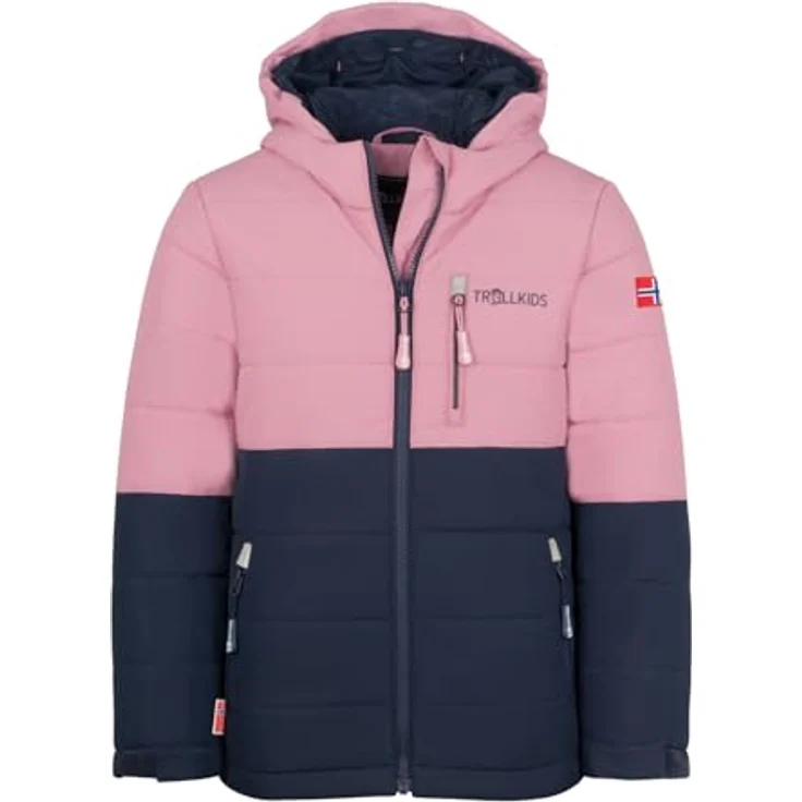 Trollkids Jungen Skijacke Rosa 513-232, wasserabweisend und gefüttert, Grösse 152 – Bild 1