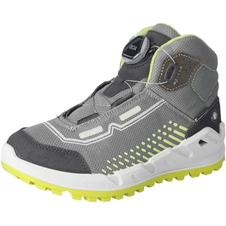 Ricosta Wanderschuhe für Kinder, Leder, grün, Größe 35, mit Gummisohle und Schnürverschluss – Bild 1
