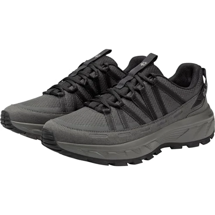 Jack Wolfskin Wild Hike Texapore Low, Herren Wanderschuh mit wasserdichter TEXAPORE Membran, Dämpfung und griffiger Gummiaußensohle, black/phantom, Größe 43 – Bild 4