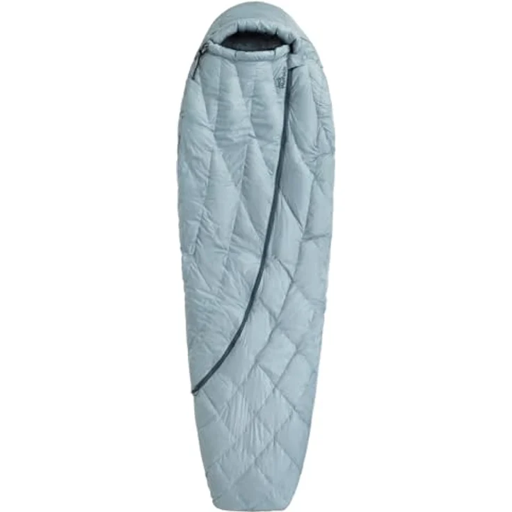 Jack Wolfskin Wolftrail Down-7 Mumienschlafsack, Citadel, 180 - Daunenschlafsack für 3 Jahreszeiten mit ergonomischem Reißverschlussverlauf – Bild 2