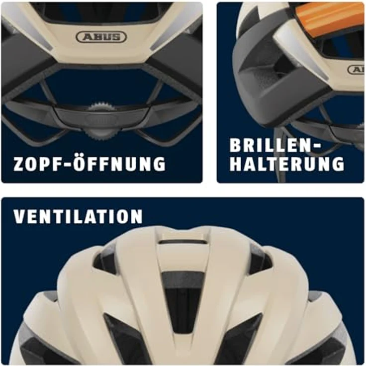 Abus Storm Chaser Beige/Black 51 - 55 cm – Bild 5