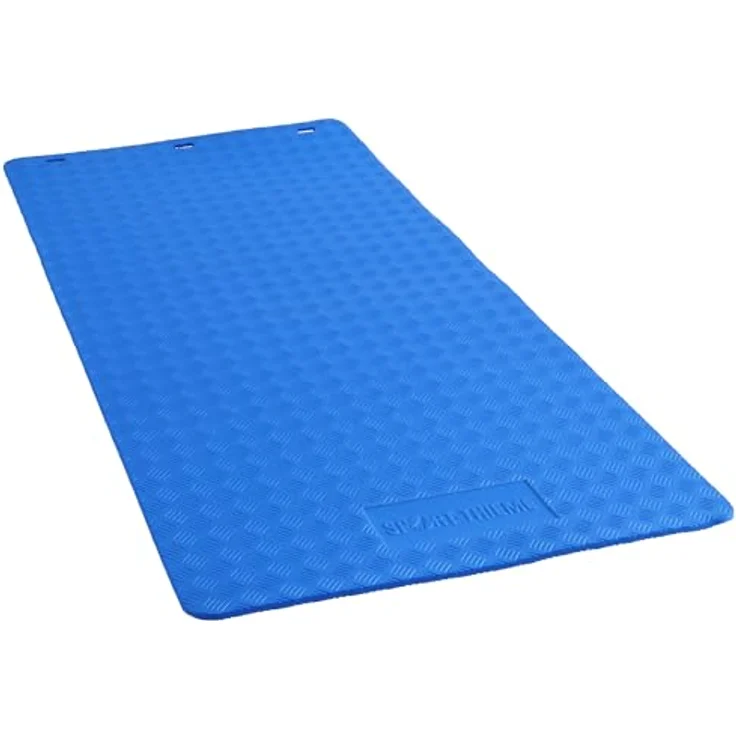 Sport-Thieme Gymnastikmatte Medica Classic XL | Profi-Matte | Wassertauglich | Hygienisch abwaschbar | Bodenkälte isolierend, blau – Bild 1