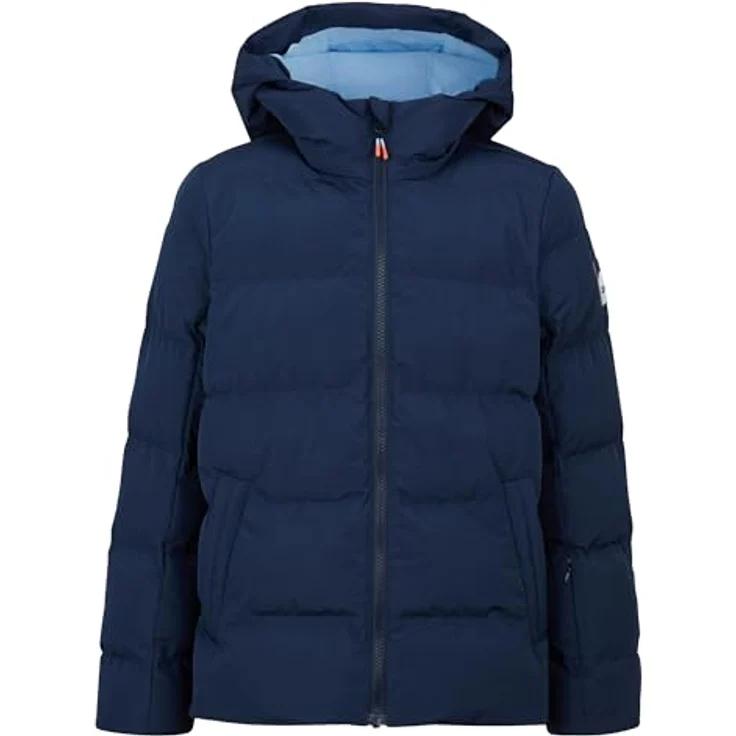 Ziener Kinder Schneejacke AMANI, Skijacke mit AQUASHIELD® Membran, wasserdicht, dark navy, Größe 128 – Bild 1