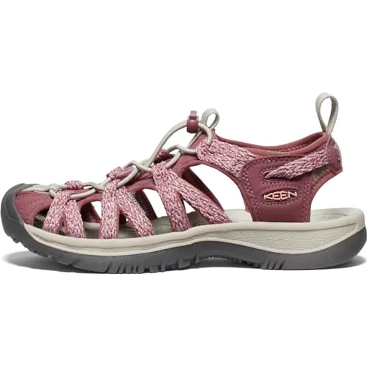 KEEN Whisper W, Wander-Sandale in Rose Brown/Peach Parfait, wasserfest, schnelltrocknend, maschinenwaschbar, mit EVA-Fußbett und abriebfester Gummi-Außensohle, Größe 40.5 – Bild 3