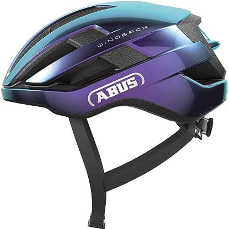 ABUS Rennradhelm WingBack – leichter Roadhelm mit optimaler Belüftung – Violett, Größe L – Bild 1