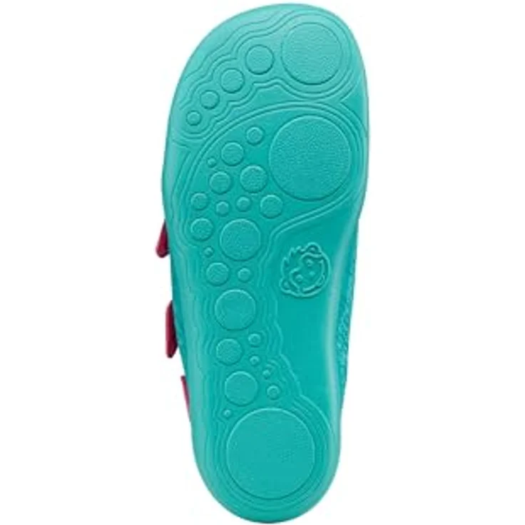 Affenzahn Kid's Barfussschuh Knit Happy, Unisex Kletterschuhe aus recyceltem Polyester mit Klettverschluss, Grün – Bild 5