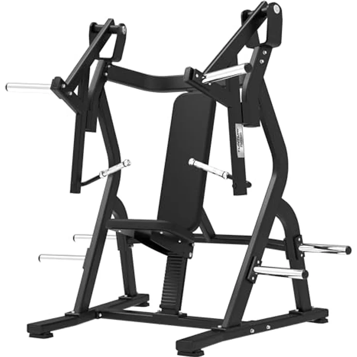Tunturi Platinum Chest Press, Fitnessgerät für Brusttraining, Plate Loaded Homegym, 200 kg maximales Gewicht, V-Serie – Bild 1