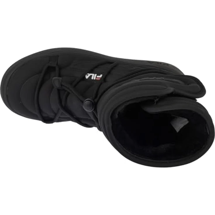 Fila Superbubble Boot FFW0594-80010, Schneestiefel für Damen, Schwarz, mit Klettverschluss und rutschfester Gummisohle – Bild 3