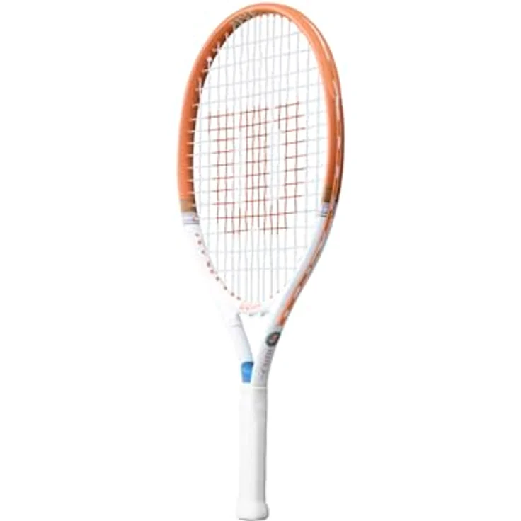 Wilson Roland-Garros 2026 Elite Jr 21 Tennisschläger, Anfängerschläger mit Halbhülle, leicht und manövrierbar, Navy/Orange, Größe 21 – Bild 2