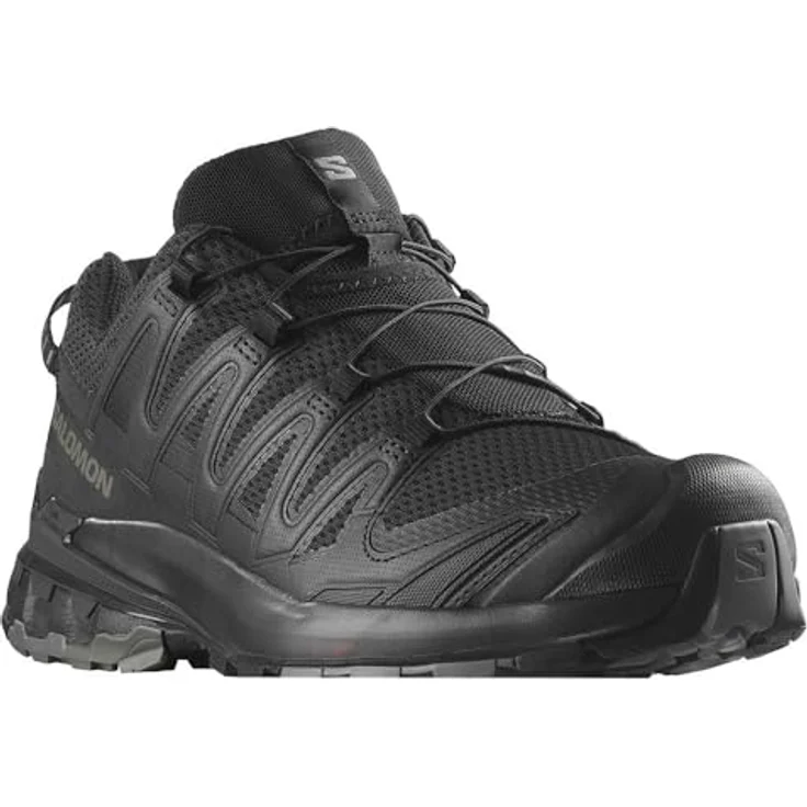 Salomon XA PRO 3D V9, Herren Wanderschuhe für Trail-Running, schwarz, EU 43 1/3, mit Schnellschnürung und Contagrip-Außensohle – Bild 5