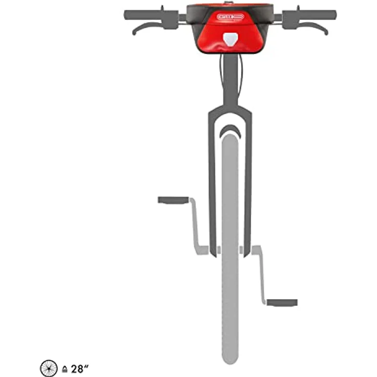 Ortlieb Ultimate Six Classic, Fahrradtasche mit 5L Volumen, rot-schwarz, F3612 – Bild 4