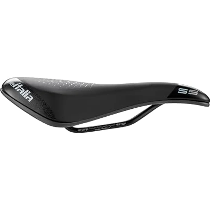 Selle Italia S5 Lady Superflow, Fahrradsattel mit Gelpolster und SuperFlow-Technologie, Schwarz – Bild 4