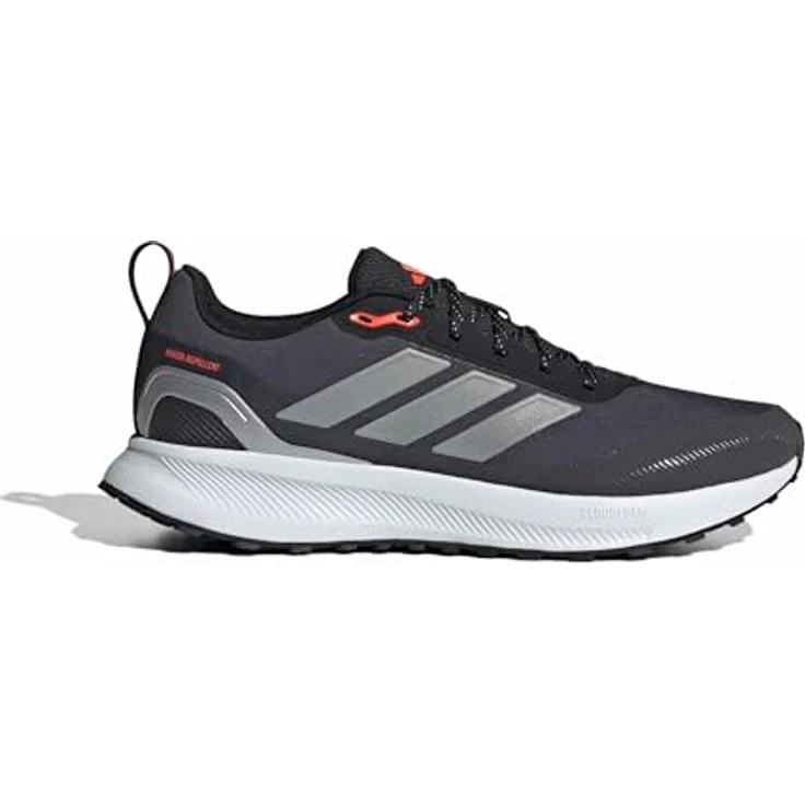 adidas Running Shoes JI4084, Laufschuhe mit wasserabweisendem Obermaterial und Cloudfoam Dämpfung, schwarz, Größe 41 1/3 – Bild 4