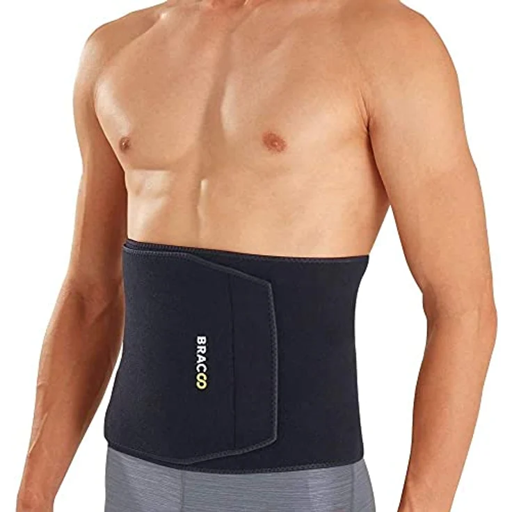 Bracoo SE22 extra-breiter Bauchweggürtel für Damen & Herren | Hot Belt & Schwitzgürtel | Waist Trimmer | Verstellbarer Taillengürtel für Fitness, Sport & Alltag | Schmerzlinderung & Abnehmen (L/XL) – Bild 3
