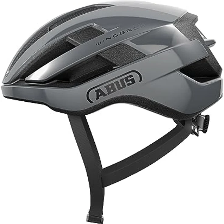 Abus WingBack, Velohelm für Kopfgrößen 51-55 cm, leicht, minimalistisch mit tiefen Belüftungskanälen, Zoom Ace Anpassung, Quin ready – Bild 1
