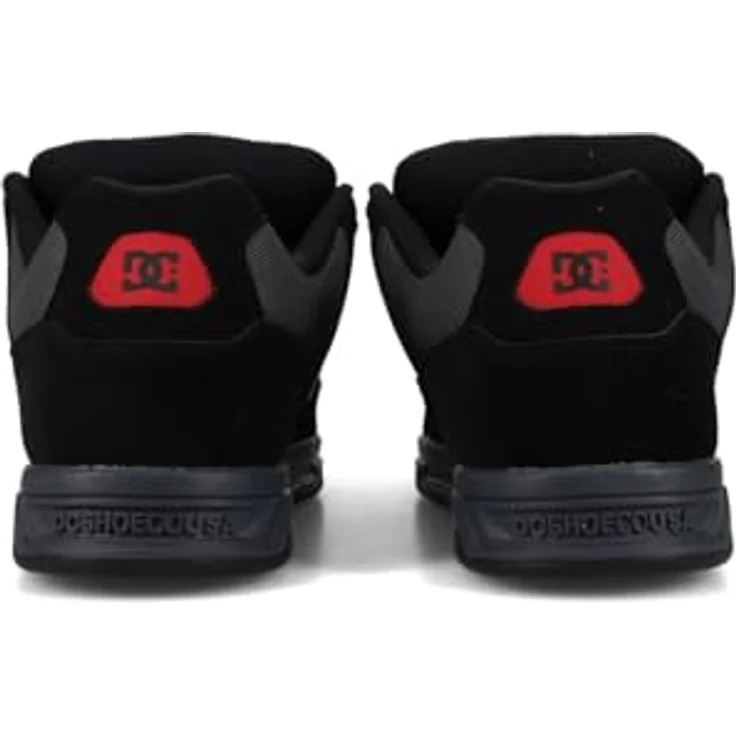 DC Shoes Dc Coiler, Lederschuhe für Herren mit atmungsaktivem Mesh, Schwarz-Grau, Größe 9 UK – 43 EU – 10 US – Bild 7