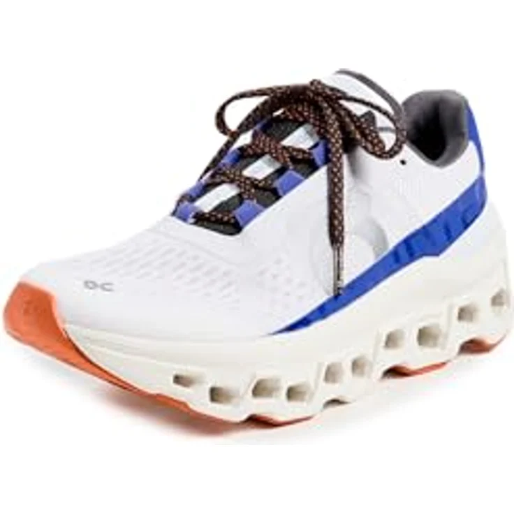 ON Cloudmonster 2, Laufschuhe für Damen mit 230 g Gewicht, regulärer Passform, in Weiß und Frost – Bild 1