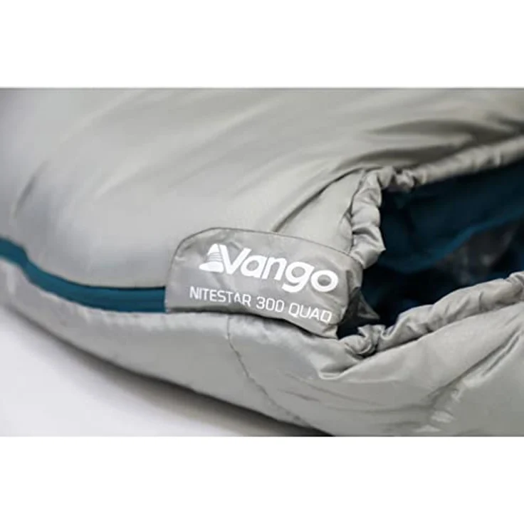 Vango Nitestar Alpha 300 Quad Deckenschlafsack, grau - Leichter Schlafsack mit 1° Komfortgrenze – Bild 3