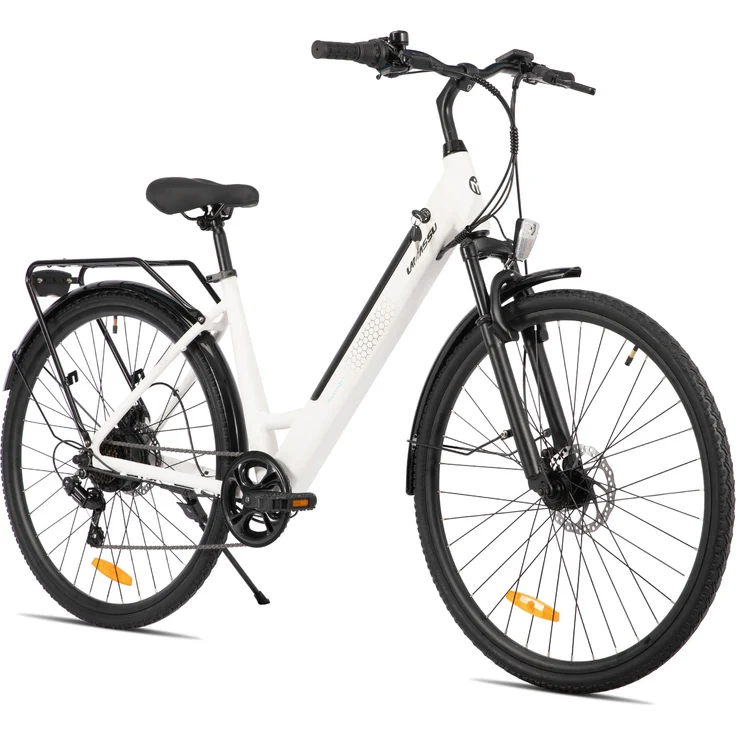 Hiland 28-Zoll-Elektro-Mountainbike, leichter Aluminiumrahmen, 250-W-Motor, 36-V-Akku mit 10,4 Ah, 7-Gang, hydraulische Scheibenbremsen