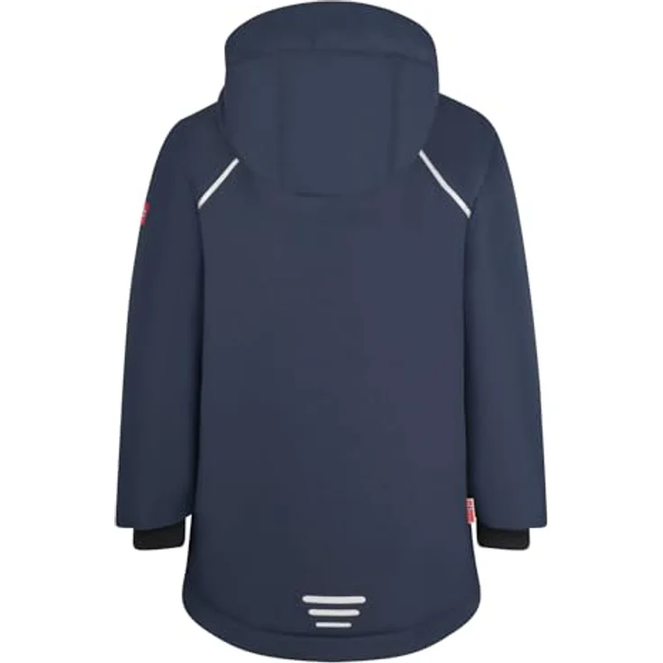 Trollkids KIDS HARSTAD JACKET, wasserdichter Parka mit verstellbarer Kapuze und recyceltem Futter, navy, Größe 128 – Bild 2