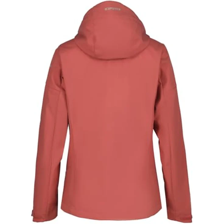 Icepeak ICEPEAK BATHGATE, Softshelljacke für Damen, rot, winddicht und schnelltrocknend mit elastischem Saum – Bild 4