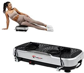 Christopeit Sport Vibro 3000 Vibrationsplatte - 20 Geschwindigkeitsstufen - Muskelaufbau, Koordination, Fettstoffwechsel