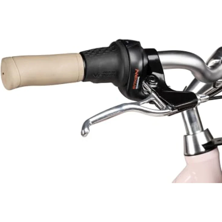 MAXIM Anno 1902 Wave, Cityrad 28 Zoll mit Aluminiumrahmen, Rosa, 45 cm, Nabenschaltung und Rücktrittbremse – Bild 8
