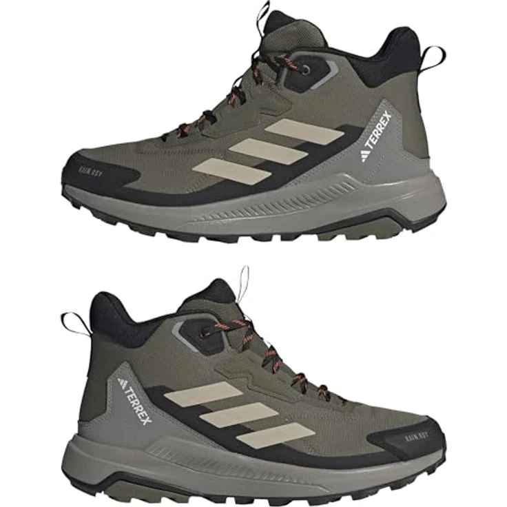 adidas TERREX ANYLANDER MID RAIN.RDY, wasserdichter Wanderschuh mit Traxion Außensohle und Recyclingmaterialien – Bild 6