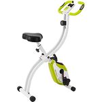 Ultrasport F-Bike 150, Fahrradtrainer, Fitnessrad, LCD-Ausbildung computer, faltbarer Heimtrainer, maximale Benutzergewicht 110 kg, Herzfrequenzmessun, 8 Widerstandsstuf, Grün