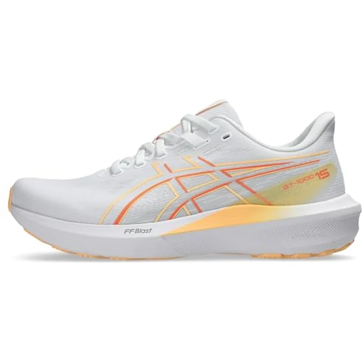 ASICS GT-1000 15, Herren Laufschuh mit FF BLAST Dämpfung und 3D GUIDANCE SYSTEM, Weiß Koralle, Größe 40 – Bild 13