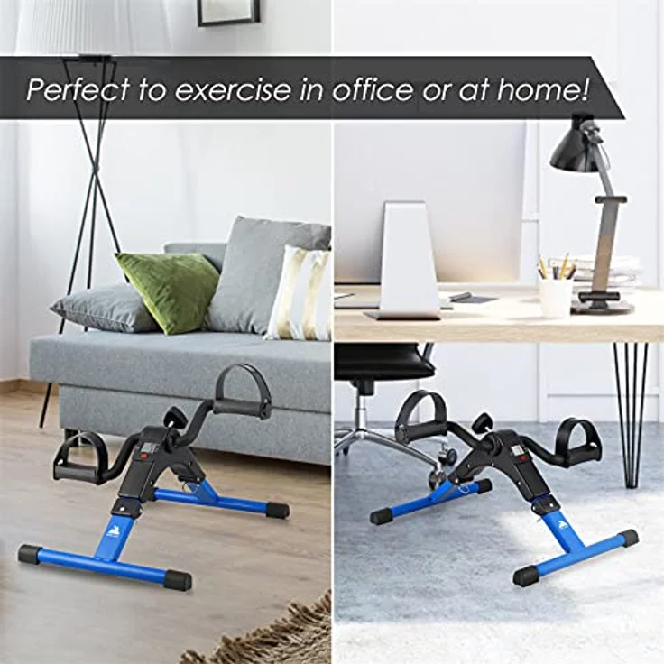 EVOLAND Mini Bike, Arm und Beintrainer Heimtrainer, Hometrainer, Fitnesstrainer, Sportgerät, Minifahrrad Bewegungstrainer Fitnessgerät für Zuhause Büro – Bild 3