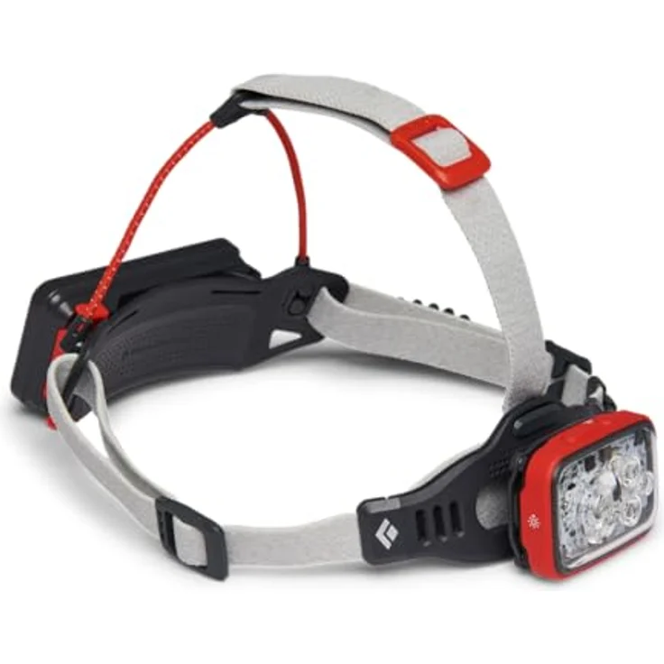 Black Diamond Distance 1500 Headlamp, 1500 Lumen, Rot-Weiß, PowerTap-Technologie, Komfortdesign, optimale Lichtverteilung – Bild 2
