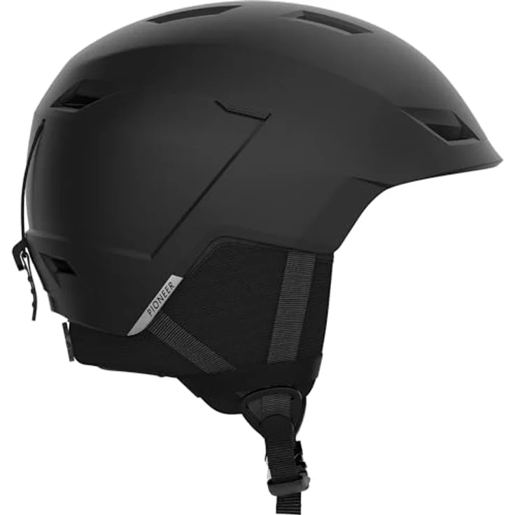 Salomon Pioneer LT Helm Herren Ski Snowboard, Größe L 5962, schwarz, leicht verstellbar, mit MaxFit Construction und perfekter Skibrillenintegration – Bild 1