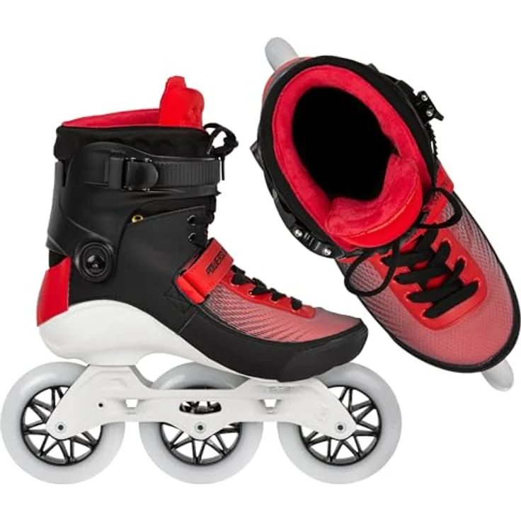 POWERSLIDE Fitnessskate Swell Bolt 110 46, Inline-Skate mit Trinity-3-Punkt-Montagesystem, Cast PU Technologie und Undercover-Roh-110-Rädern – Bild 7