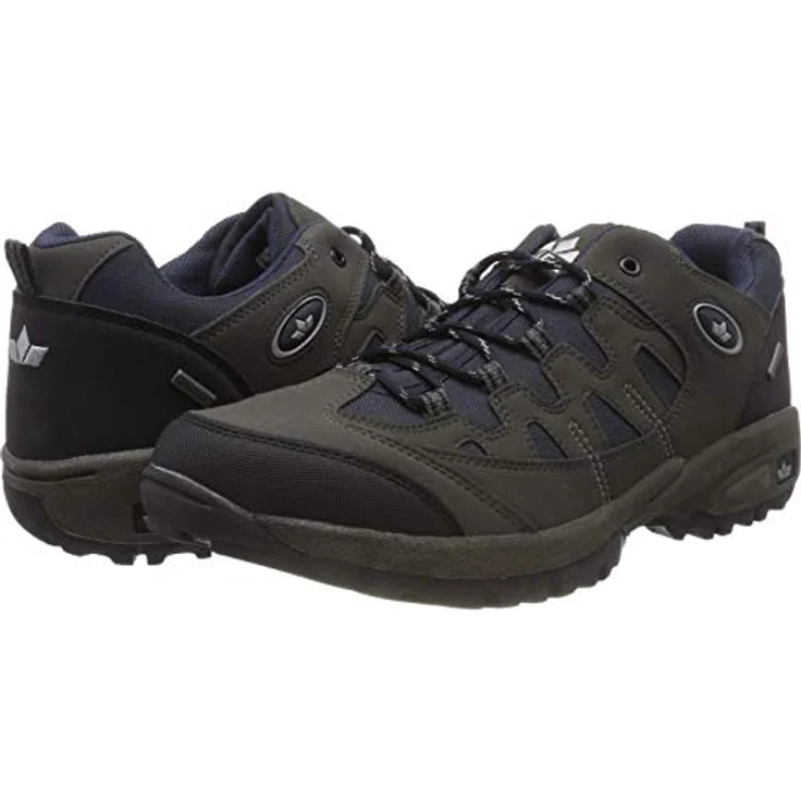 Lico Steppe Low, Herren Wanderschuhe, bequemes Textilfutter, profiliierte Gummisohle, Blau, Größe 45 – Bild 7