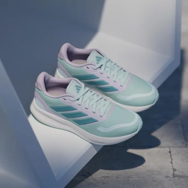 adidas Runfalcon 5, Jungen Laufschuhe mit Cloudfoam-Dämpfung, Mehrfarbig, Größe 37 1/3 – Bild 9