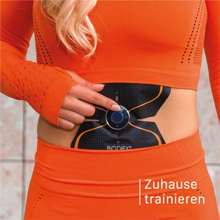 Bodify® EMS Trainingsgerät zur gezielten Stimulation der Bauch Muskulatur! - Muskelaufbau - Bauchtrainer - Stimulationsgerät Bauch Muskeln - Bauchmuskeltrainer für Männer und Frauen Das ORIGINAL – Bild 5
