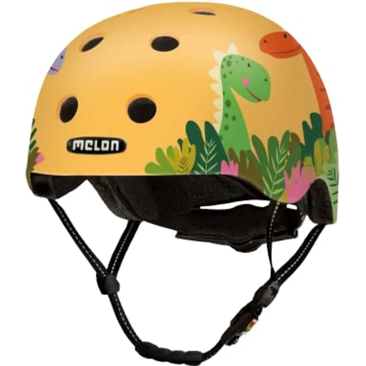 Melon Kinderfahrradhelm Urban Active Big Bronto, matt, XXS-S (46-52 cm), 250 g, mit Magnetverschluss und Belüftungssystem