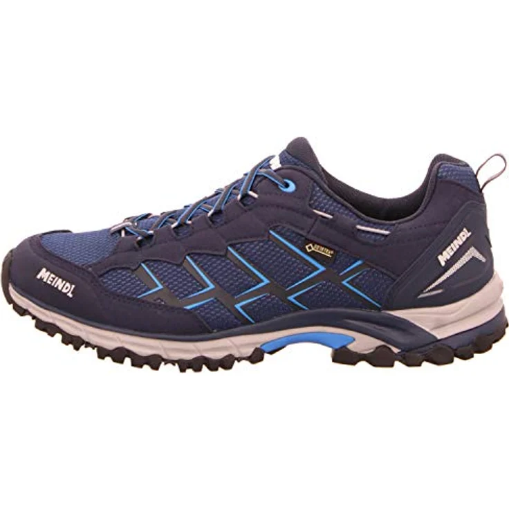 Meindl Caribe GTX, Trekkingschuh aus Velour und Mesh mit GORE-TEX Futter, marine | blau – Bild 2
