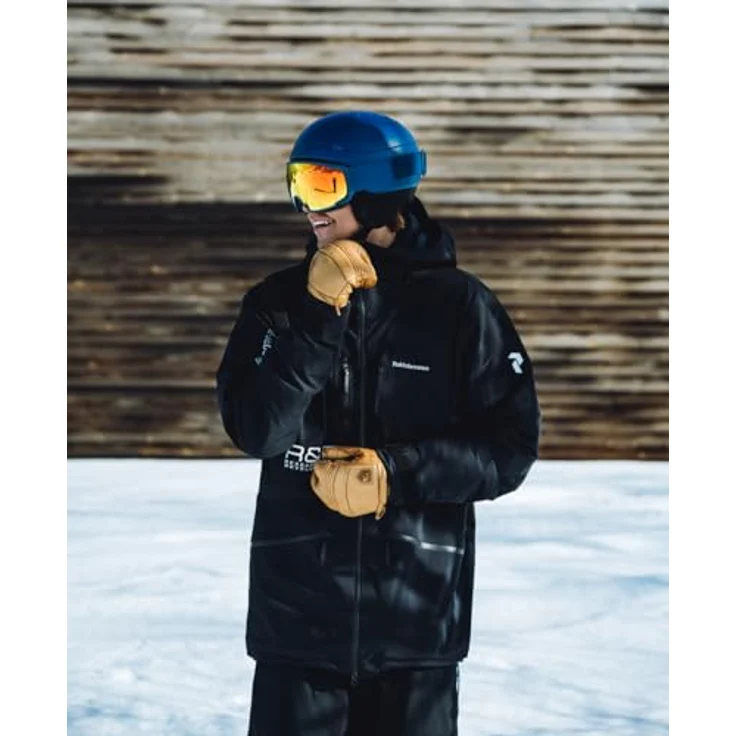 POC Meninx, Leichter und gut belüfteter Ski- und Snowboardhelm mit ABS-Schale, EPP und EPS Auskleidung, einstellbare Belüftung, abnehmbare Ohrpolster, Schwarz – Bild 5