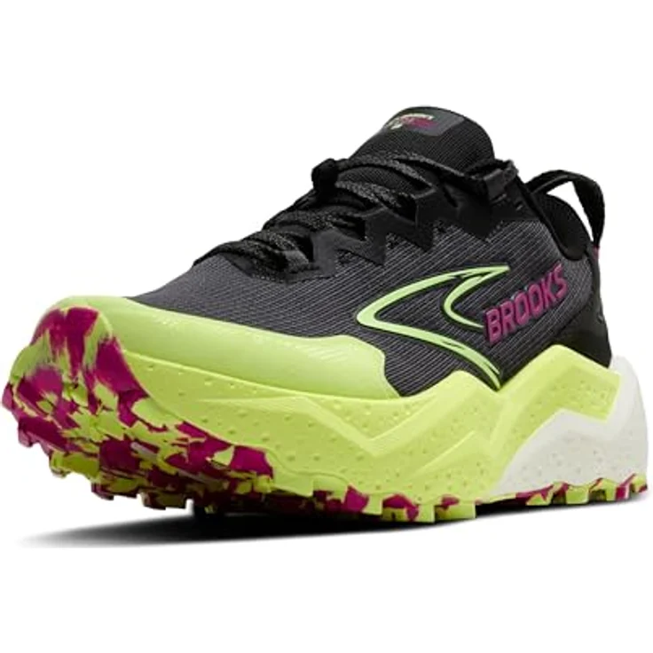 Brooks Caldera 8, Trailrunning Schuhe Damen, Schwarz, optimale Dämpfung und Rutschfeste Sohle – Bild 1