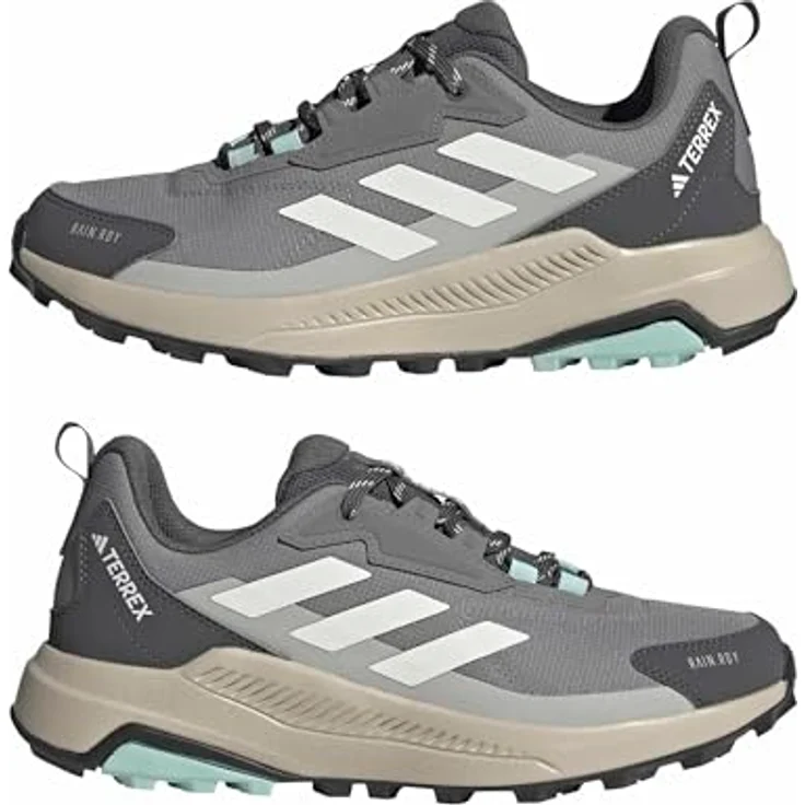 adidas Terrex Anylander Rain.Rdy, Wanderschuhe für Herren, grau-weiß, wasserdicht, mit Traxion Außensohle und Recyclingmaterialien – Bild 8