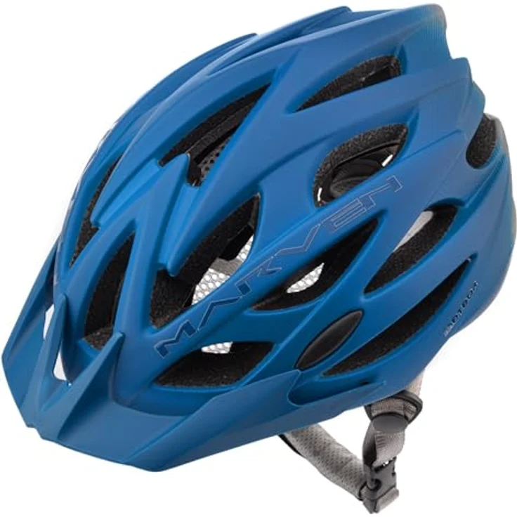 meteor® Marven Fahrradhelm, Herren Damen Kinder-Helm mit LUFTDURCHLASS-System und FLIEGENNETZ, ideal für MTB, Skaten und BMX, leicht anpassbare Passform – Bild 2