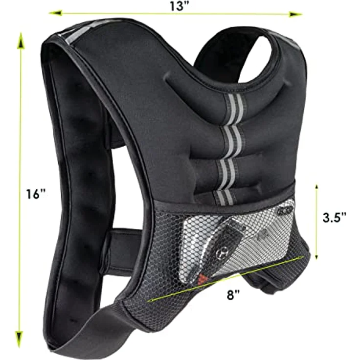 ProsourceFit Unisex – Erwachsene 810244023945 Weste, Schwarz, Einheitsgröße – Bild 3