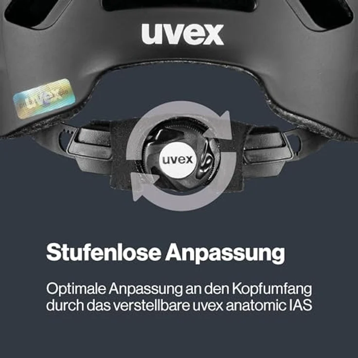 Uvex urban Planet, robuster City-Helm für Damen und Herren aus Recyclingmaterial mit optimierter Belüftung, schwarz matt, 58-61 cm – Bild 5