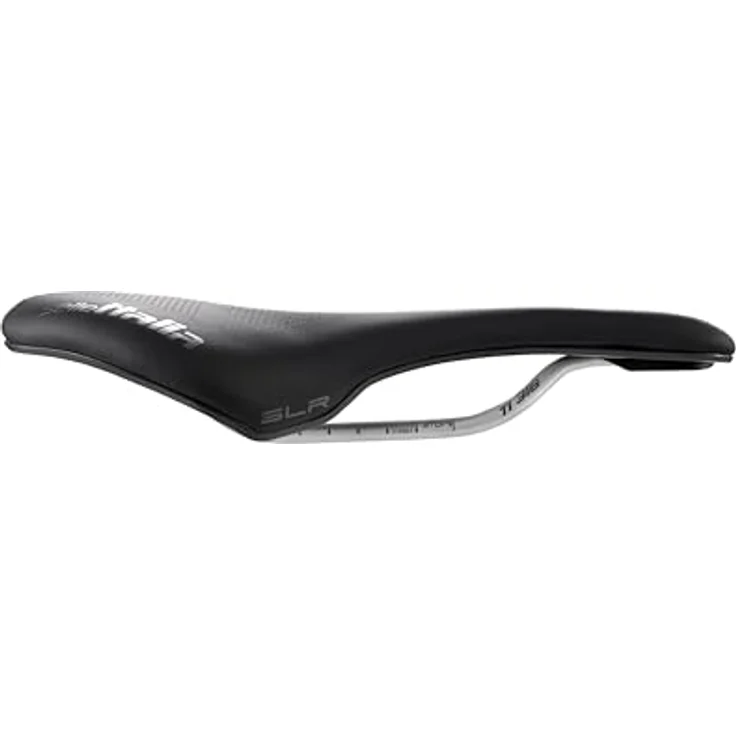 Selle Italia SLR Boost Gravel TI 316 Superflow, Gravel-Fahrradsattel mit Gel, Superflow Loch und Hi-Viz Einsätzen, Größe L3, Schwarz – Bild 3