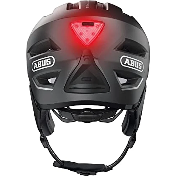 Abus Pedelec 2.0 Ace, Velohelm (52 - 57 cm) mit integriertem Licht und Regenhaube, für urbanen Einsatz – Bild 3
