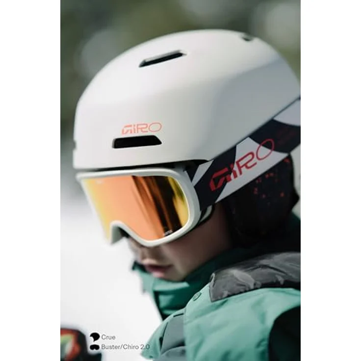 Giro Crüe, Skihelm (52 - 55 cm, S) mit skate-inspiriertem Design und Hartschalenkonstruktion, In Form Anpassungssystem – Bild 7