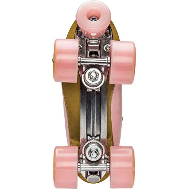 IMPALA Skate Impala Quad-Skates, Rollschuhe in Pink/Gelb, PVC-Obermaterial, Aluminiumgrundplatte, Urethan-Rollen 58mm, ABEC 7 Kugellager, PETA-zertifiziertes vegan. – Bild 5