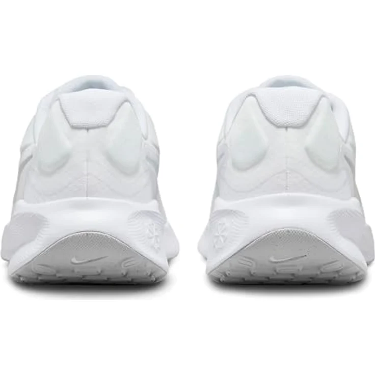 Nike Revolution 7, Neutrale Laufschuhe mit dämpfender Schaumstoff-Mittelsohle, Gummi-Außensohle, Weiß, EU 42 1/2 – Bild 3